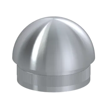 Zábradlí KOVIAN, s.r.o. Ukončenie - zátka na trubku ø 42.4mm (dutý materiál), leštená nerez /AISI304