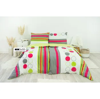 Povlečení Stanex Ložní povlečení bavlněné Elena (LS183) ROZMĚR: 140x220 cm + polštář (90x70 cm)