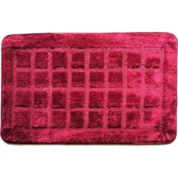 Koupelnová předložka JAHU Kostka koupelnová předložka 50 x 80 cm vínová