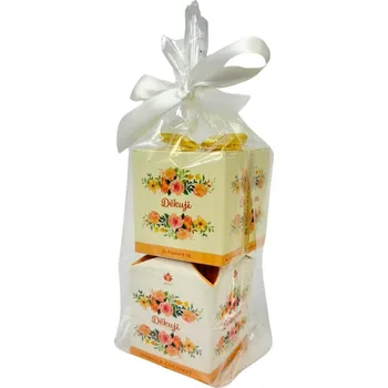 Arôme Dárkový set čaj a svíčka Děkuji