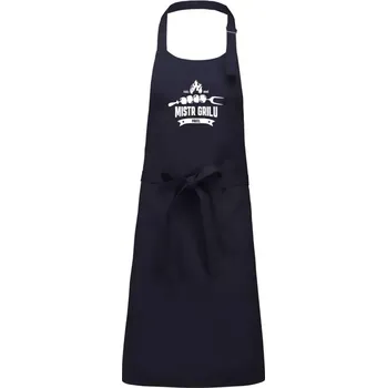 Kuchyňská zástěra Zástěra Kariban Classic Mistr grilu, král ohně