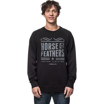 Pánská mikina horsefeathers Pánská mikina chris sweatshirt (black)