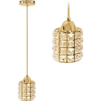 Toolight - Stropní svítidlo Crystal Gold APP724-1CP, zlatá, OSW-06874