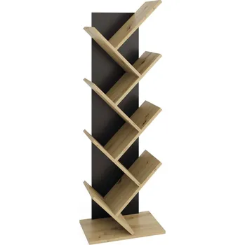 Knihovna FMD Stojící geometrická knihovna 41,6 x 26 x 125 cm 