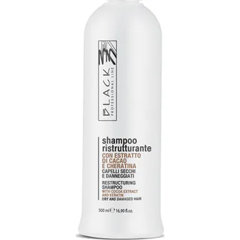 Šampon Black Shampoo Cioccolate Cheratina 500ml - Výživný a hydratační šampon