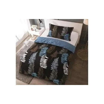 Povlečení Microtop povlečení 140x200+70x90 - Kapradiny modré