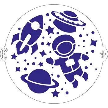 Vykrajovátko Decora stencil kruh Vesmír