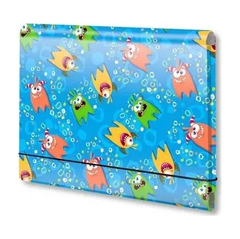 Set školních potřeb Teczka łamana A5 T0115 Monster