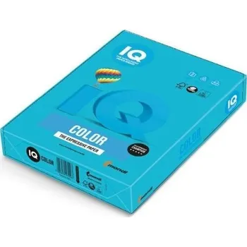 Barevný papír Papír xerografický IQ Color A3, 80 g, AB48 azurový