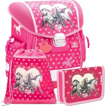 Školní batoh Školní set Belmil 403-13 Horse Love