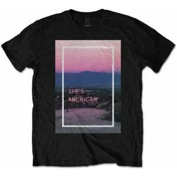 Pánské oblečení Merch The 1975: Tričko She's American L