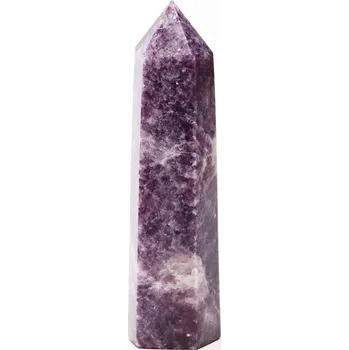 Drahý kámen Magieprirody.cz Obelisk Lepidolit špice 87 g - 8,9 cm #C354
