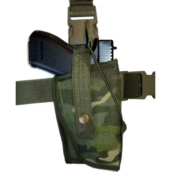 Pouzdro na pistoli s dvojím jištěním stehenní - Multicam Tropic Gen.2 (Stehenní pouzdro na zbraň)