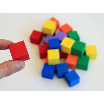 ostatní stavebnice Kostky pěnové barevné, 24 ks