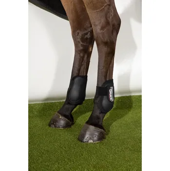 Koňské kamaše Eskadron-zadní chrániče, Full - Tmavě hnědá