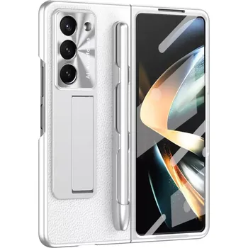 Pouzdro na mobilní telefon AxyzCase Charm kryt s tvrzeným sklem na Samsung Galaxy Z Fold6 5G stříbrný