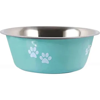 Miska pro psa Protiskluzová miska na vodu a granule pro domácí mazlíčky - 4 velikosti Varianta: 400ml, Barva: zelená