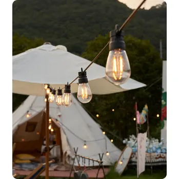 Venkovní osvětlení Solární zahradní LED světelný řetěz 13M