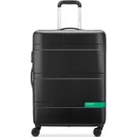 Cestovní kufr Delsey X Benetton NOW Hardside 66 cm 376281000 - černý 65 l
