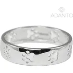 Stříbrný prsten tlapky