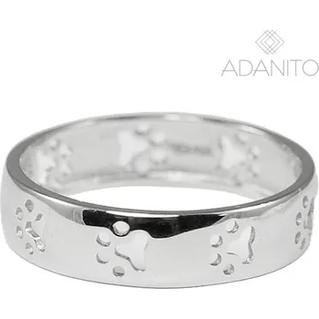 Prsten Stříbrný prsten tlapky