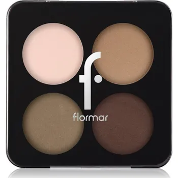 Oční stíny flormar Color Eyeshadow Palette paletka očních stínů odstín 004 Swiss Chocolate 6 g