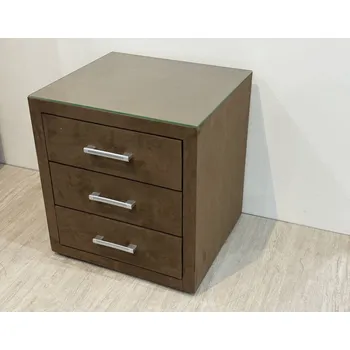 Ložnicová sestava Čalouněný noční stolek Heaven světle hnědý