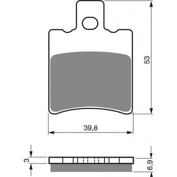 Autodíl Brzdové destičky GOLDFREN 107 S3