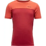 Triko Devold Norang Merino Tee Kid Beauty/Colar - 2 / Beauty/Coral