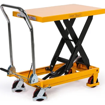 zvedací stůl Pojezdový hydraulický zvedací stůl TFl, nosnost 500 kg, zdvih 880 mm