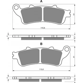 Autodíl Brzdové destičky GOLDFREN 135 S3