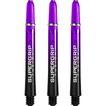 Příslušenství pro šipky Násadky Harrows Supergrip Fusion Purple Medium