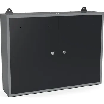 Závěsná skříňka na zeď HOBBY III, 600 x 800 x 200 mm, 2 dveře, perforovaná