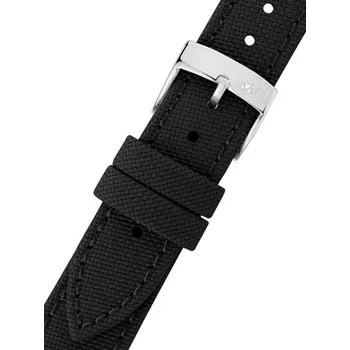 Řemínek na hodinky Textilní řemínek Morellato Ocean M 5446D25.019, černý - 18 mm