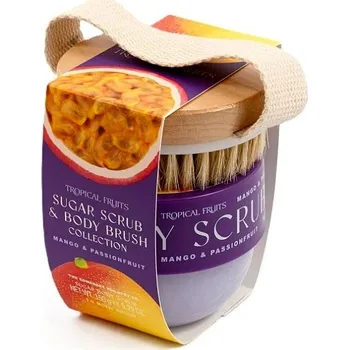 Tělový peeling Tropical Fruits – Mango & Passionfruit Sada tělového peelingu, 150 g