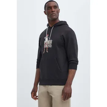 Pánská mikina Bavlněná mikina Puma X ONE PIECE pánská, černá barva, s kapucí, s potiskem, 624666 99X, vel. S
