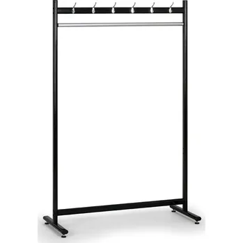 Věšák Kovový řadový věšák - s nožkami, oboustranný