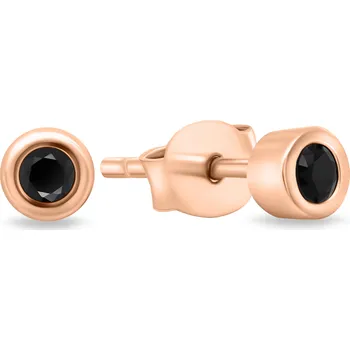 Náušnice Brilio Silver Nadčasové bronzové náušnice se zirkony EA609RBC + 2 měsíce na vrácení zboží