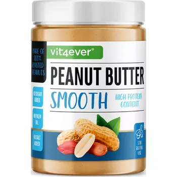 Rostlinný olej Vit4ever 100% arašídové máslo SMOOTH 1000 g