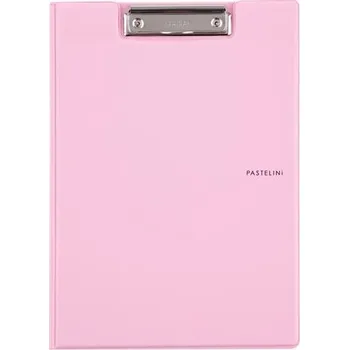 Stolní podložka Uzavír.psací podložka s klipem Pastelini,A4 ,růž