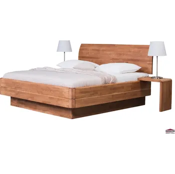 Ložnice Domestav FANTAZIE GRANDE manželská postel nastavitelné čelo oblé 180 cm buk cink olejovaný