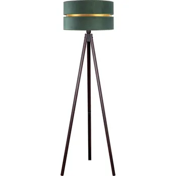 Lampička Duolla - Stojací lampa DUO 1xE27/60W/230V pr. 44 cm zelená/wenge