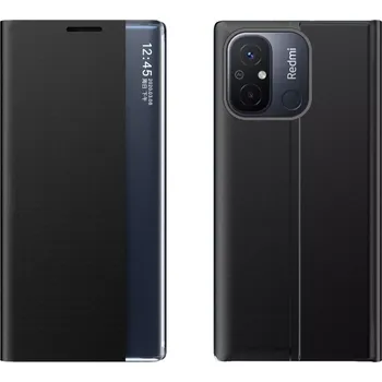 Forcell New Sleep Case pouzdro Xiaomi Redmi 11A / Poco C55 / Redmi 12C , knížkové se stojánkem , černá, 9145576275856