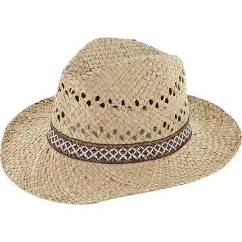 Klobouk Pánský klobouk Jules, sláma, přírodní, hnědá G3130000