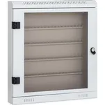 Skříňka na klíče prosklená, na 100 klíčů, šedá