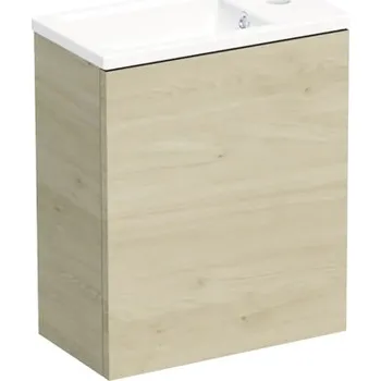 Koupelnový nábytek Koupelnová skříňka s umyvadlem Intedoor TRENTA 42 cm dub kendal přírodní TRE 42 1D L PU 70