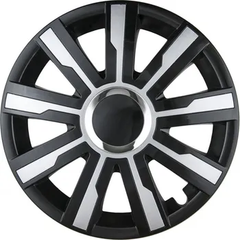 Poklice na kolo Leoplast MIRAGE poklice černé stříbrné 17" 4 ks