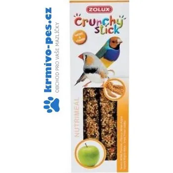 Pro ptáka Crunchy Stick Exotic Proso/Jablko 2ks Zolux