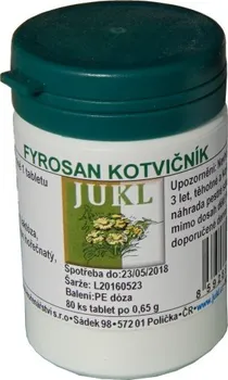 Přírodní produkt JUKL Fyrosan kotvičník 80 tbl.