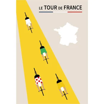 Plakát Plakát, Obraz - le Tour de France, Poster Paperago